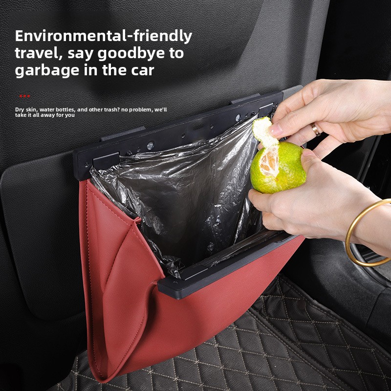 1pcs Car Leather Garbage Bags, - đánh giá và giá Leather Cleaner Interior