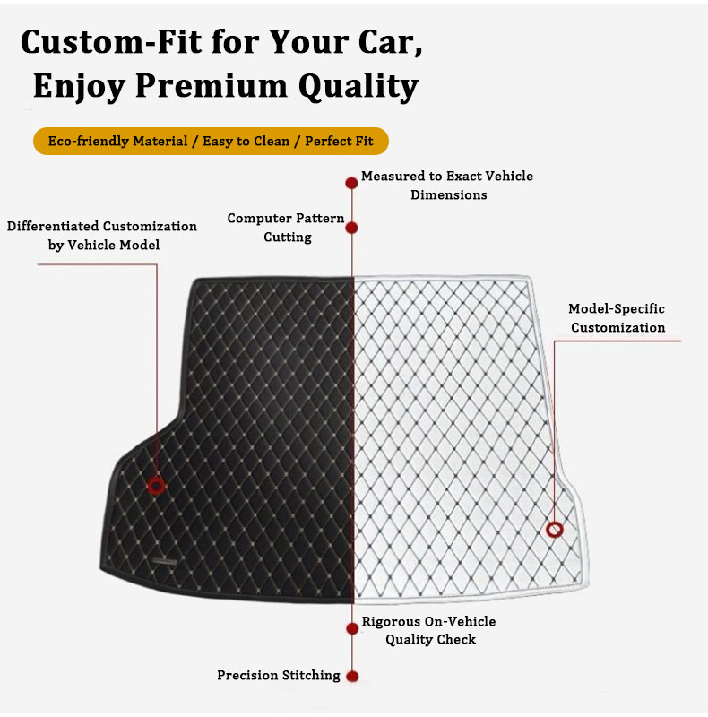 Car Rear Trunk Mat For Chery T - đánh giá và giá Leather Cleaner Interior